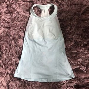 Lululemon racerback high neck tank top
